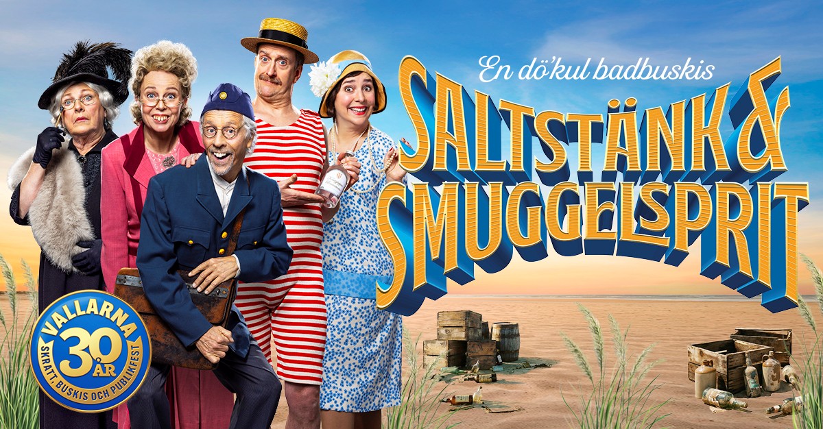 Saltst�nk och smuggelsprit, Vallarnas friluftsteater 25-26/7